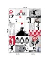 Nowoczesne fototapety - Banksy collage | FEEBY
