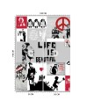 Oryginalne fototapety - Kolaż Banksy | FEEBY