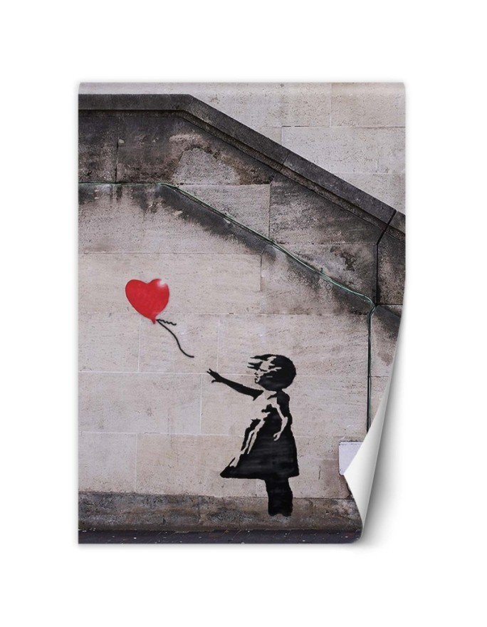 Najmodniejsze fototapety - Banksy Dziewczynka z balonikiem | FEEBY