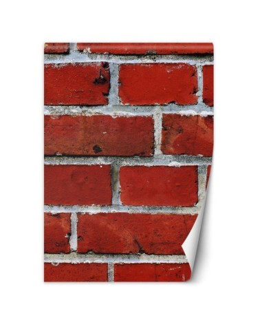 Wall mural - Red brick macro | FEEBY