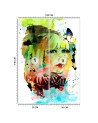 Stylowe fototapety - Portret kobiety akwarela abstrakcja | FEEBY