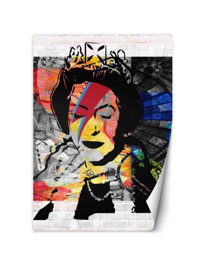 Najmodniejsze fototapety - Banksy Królowa Anglii | FEEBY