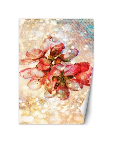 Beautiful Wallpaper - Abstract red cherry blossoms | FEEBY