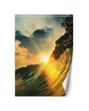 Stylish Wallpapers - Wave at sunset | FEEBY