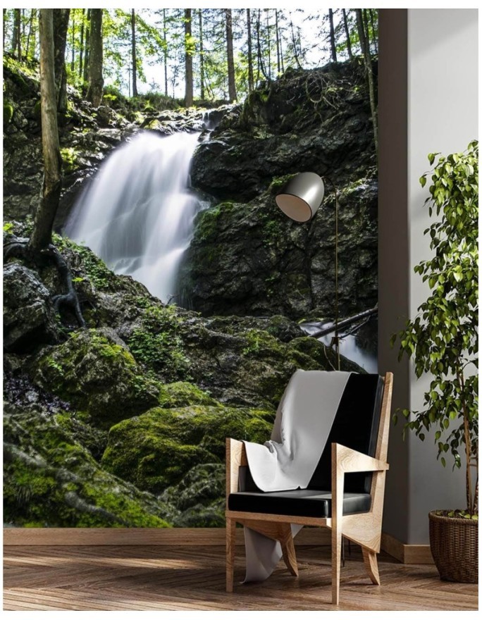 Modern Wallpapers - Waterfall in the forest | FEEBY
