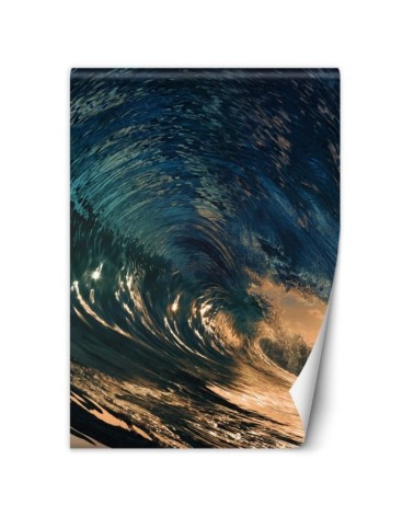 The most fashionable Wallpapers - Wave at sunset | FEEBY