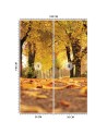 Fleece Wallpapers - Golden autumn in the park | FEEBY
