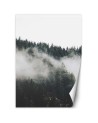 Stylowe fototapety na ścianę - Las we mgle w górach | FEEBY