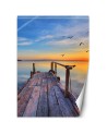 Oryginalne fototapety - Wschód słońca nad jeziorem | FEEBY