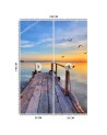 Oryginalne fototapety - Wschód słońca nad jeziorem | FEEBY