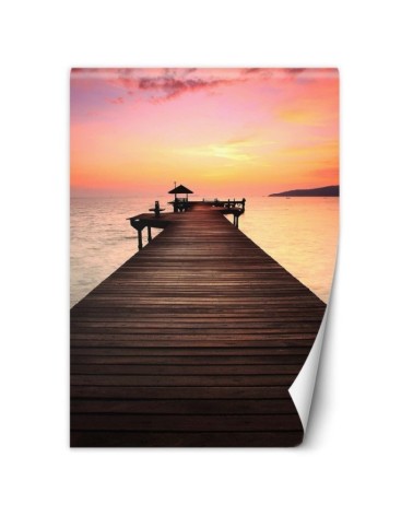 Living room Wallpaper - Platform sunset | FEEBY