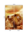 Fototapety ze zwierzętami - Para lwów | FEEBY