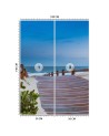 Oryginalne fototapety do salonu - Droga na plaże | FEEBY
