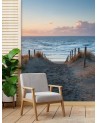 Piękne fototapety do salonu - Zejście na plaże | FEEBY