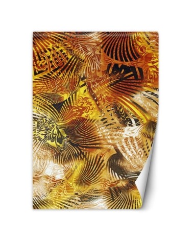 Exclusive wall murals for the living room - African glamour designs | FEEBY