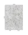Modern Wallpaper - Grey imitation concrete | FEEBY