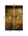 Fototapeta do salonu - Złota abstrakcja grunge | FEEBY