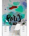 Inspirujące fototapety - Paris pastelowe tło | FEEBY