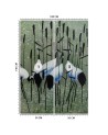 Najmodniejsze fototapety - Czaple na łące | FEEBY