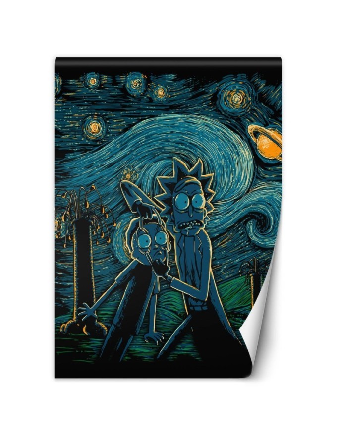 Fototapeta dla nastolatka - Kolorowy Rick and Morty DDJVigo | FEEBY