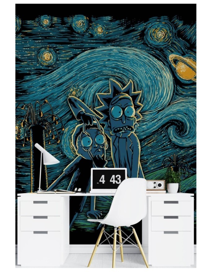 Fototapeta dla nastolatka - Kolorowy Rick and Morty DDJVigo | FEEBY