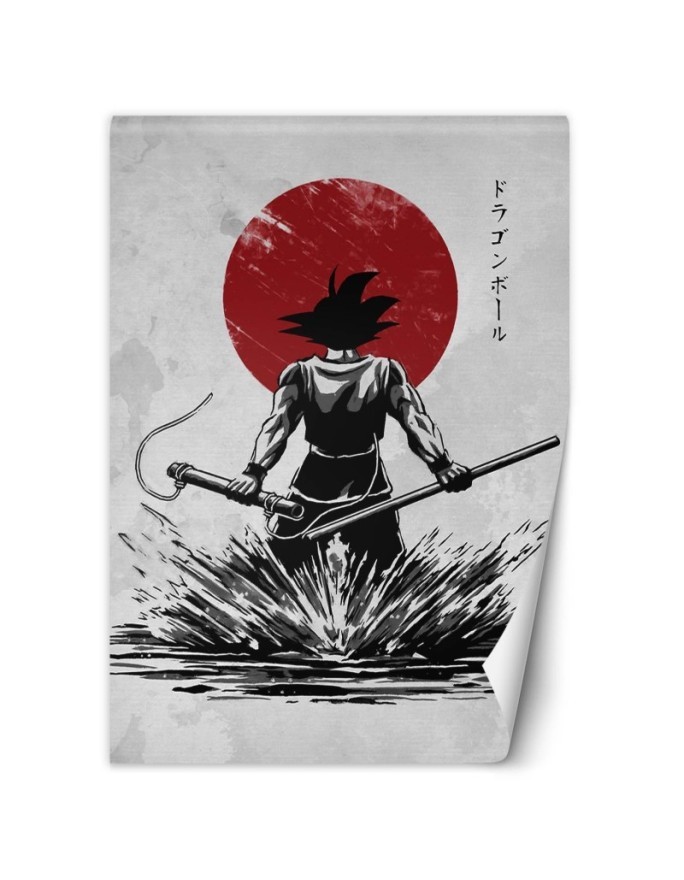 Fototapeta dla nastolatków - Anime Son Goku samuraj DDJVigo | FEEBY
