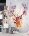 Najmodniejsze fototapety - Pastelowy jeleń Cornel Vlad | FEEBY