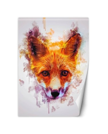 Most fashionable wall mural - Fox head Cornel Vlad | FEEBY