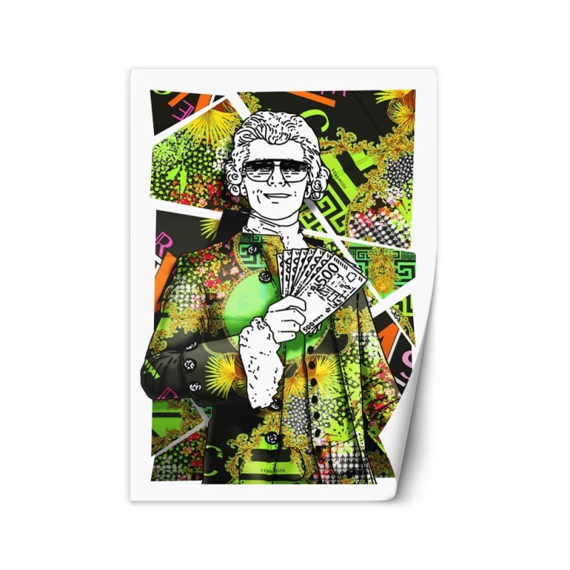 Fototapeta - Szalony mężczyzna abstrakcja Rubiant | FEEBY