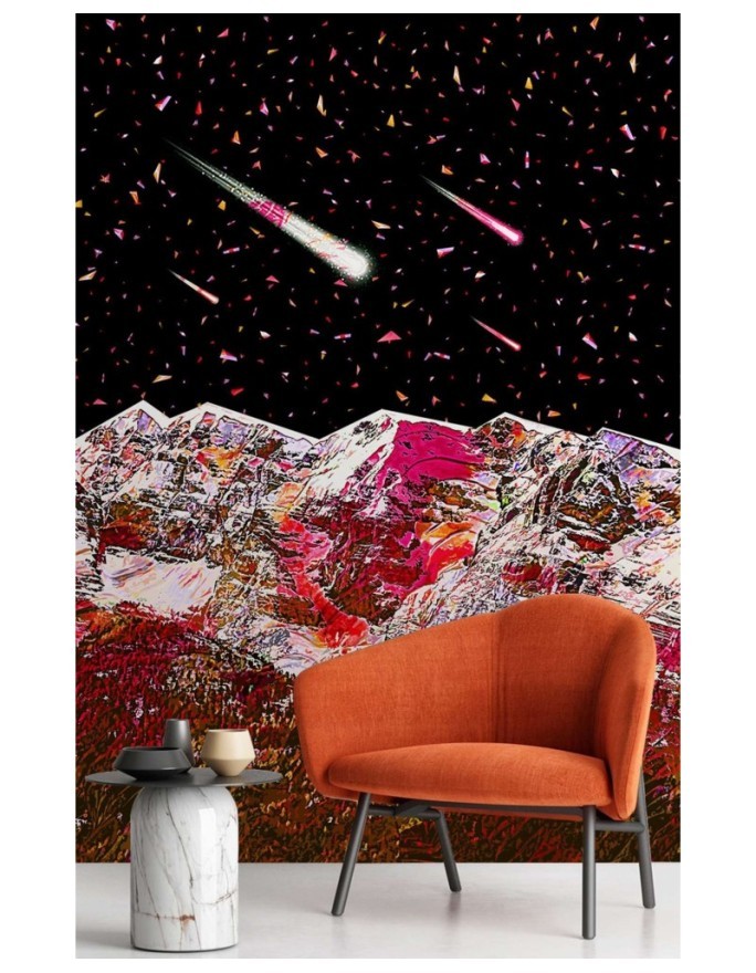 Inspirational wall mural - Falling stars Gab Fernando | FEEBY