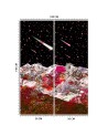 Inspirational wall mural - Falling stars Gab Fernando | FEEBY