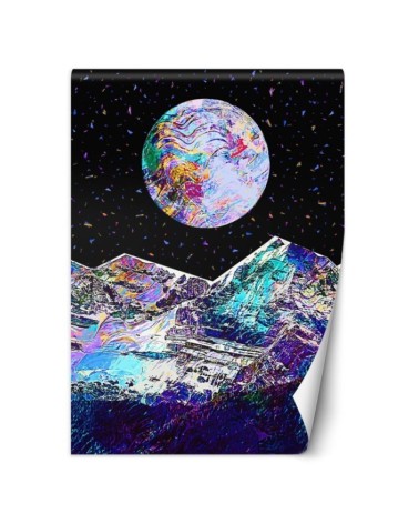 Bedroom wall mural - Moon cosmos Gab Fernando | FEEBY