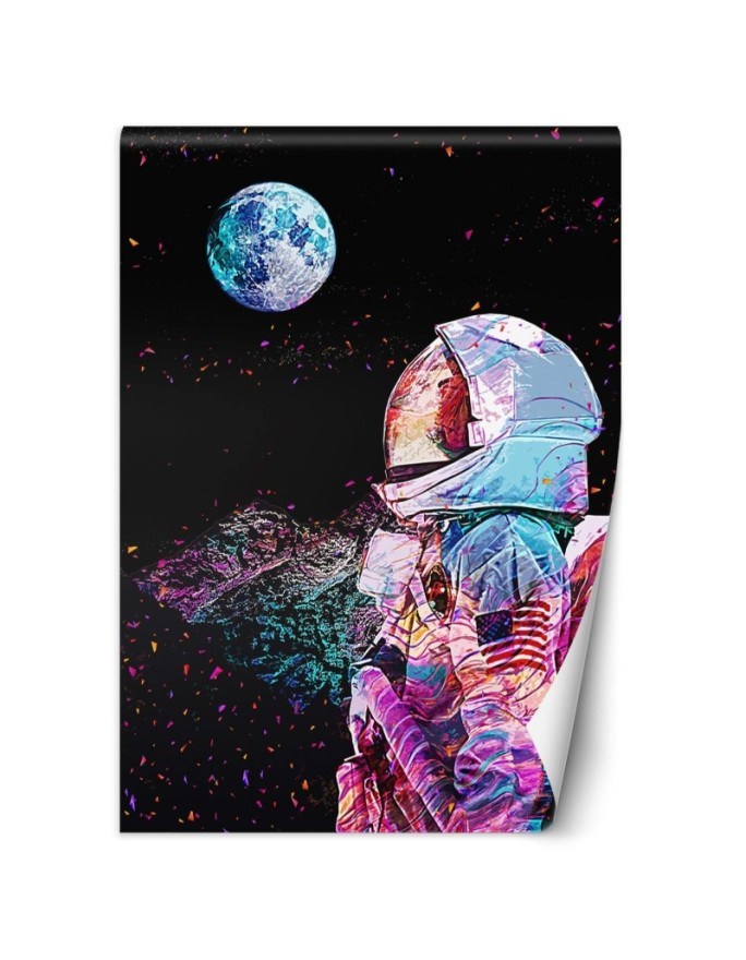 Fototapeta - Astronauta i widok z kosmosu Gab Fernando | FEEBY