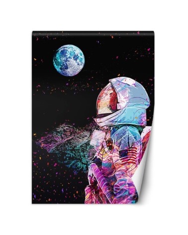 Fototapeta - Astronauta i widok z kosmosu Gab Fernando | FEEBY