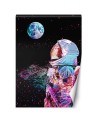 Fototapeta - Astronauta i widok z kosmosu Gab Fernando | FEEBY