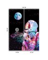 Fototapeta - Astronauta i widok z kosmosu Gab Fernando | FEEBY