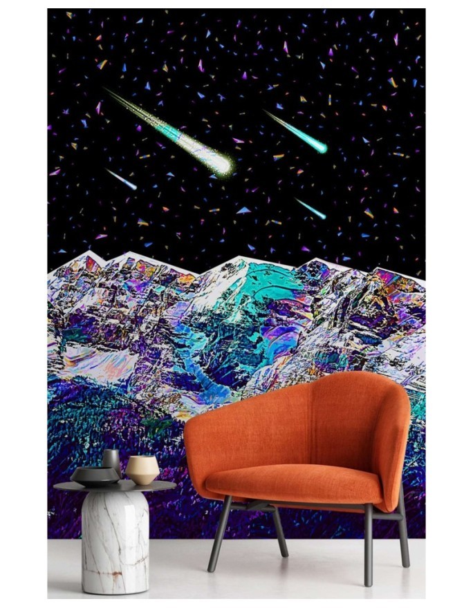 Fototapeta - Niebieski deszcz meteorów Gab Fernando | FEEBY
