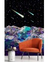 Fototapeta - Niebieski deszcz meteorów Gab Fernando | FEEBY