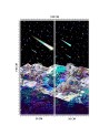Fototapeta - Niebieski deszcz meteorów Gab Fernando | FEEBY