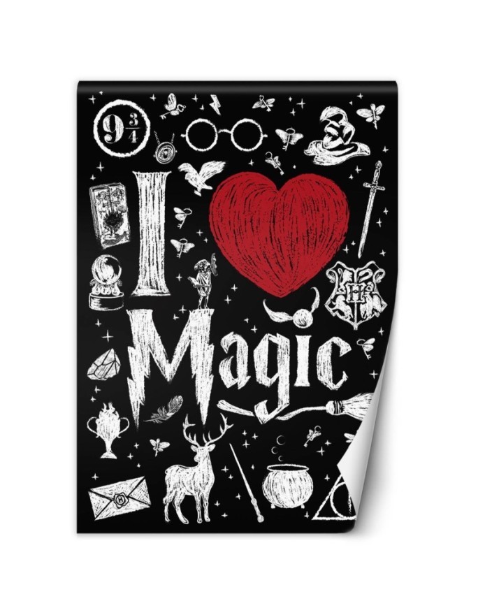 Fototapeta dla nastolatków - I love magic Harry Potter Dr.Monekers | FEEBY