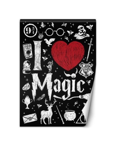 Fototapeta dla nastolatków - I love magic Harry Potter Dr.Monekers | FEEBY