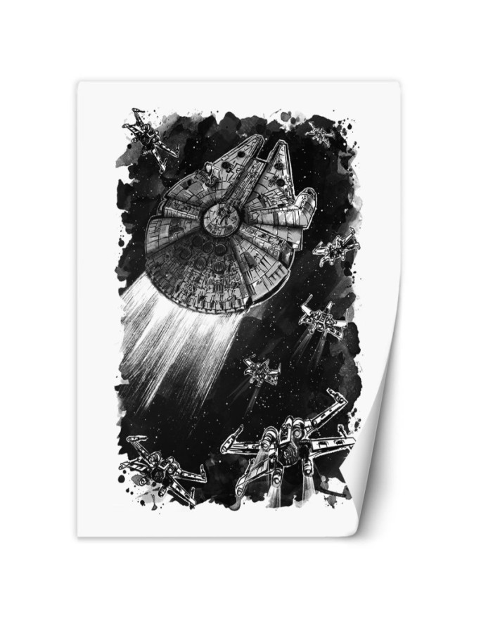 Fototapeta dla młodzieży - Star Wars Dr.Monekers | FEEBY