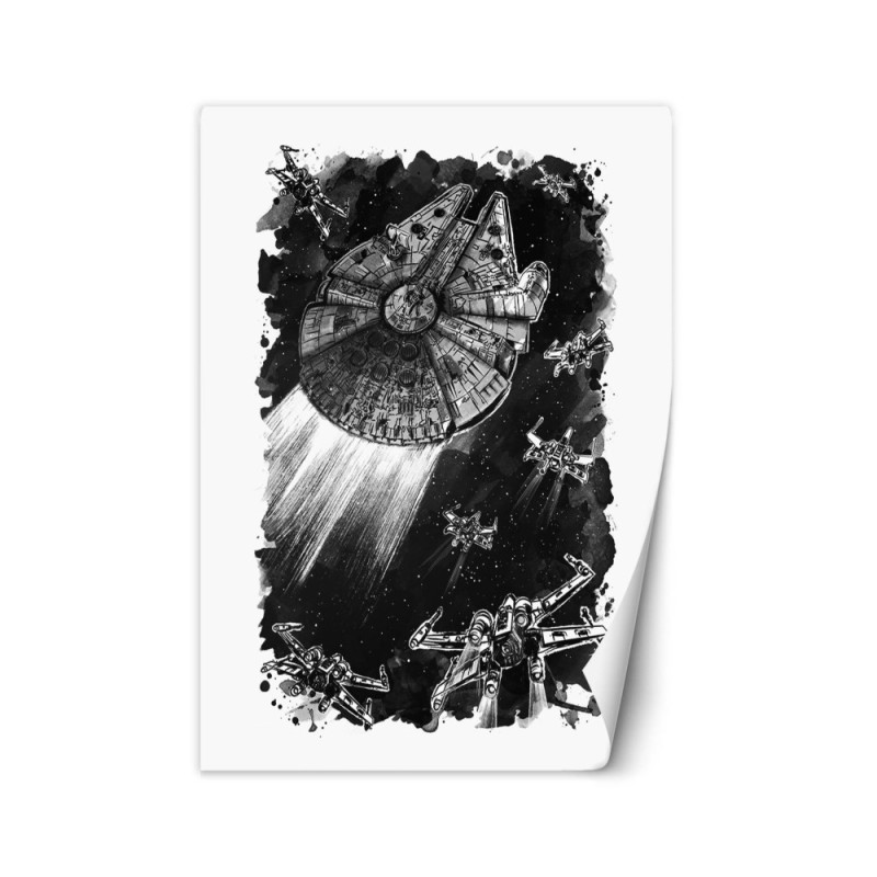 Fototapeta dla młodzieży - Star Wars Dr.Monekers | FEEBY