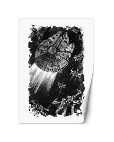 Fototapeta dla młodzieży - Star Wars Dr.Monekers | FEEBY