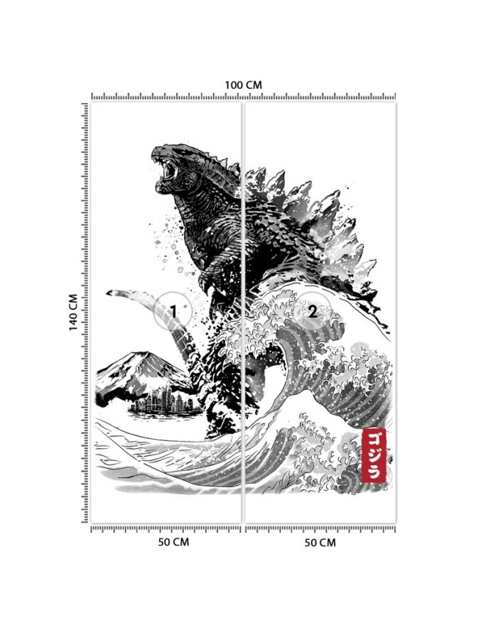 Młodzieżowe fototapety - Godzilla Dr.Monekers | FEEBY