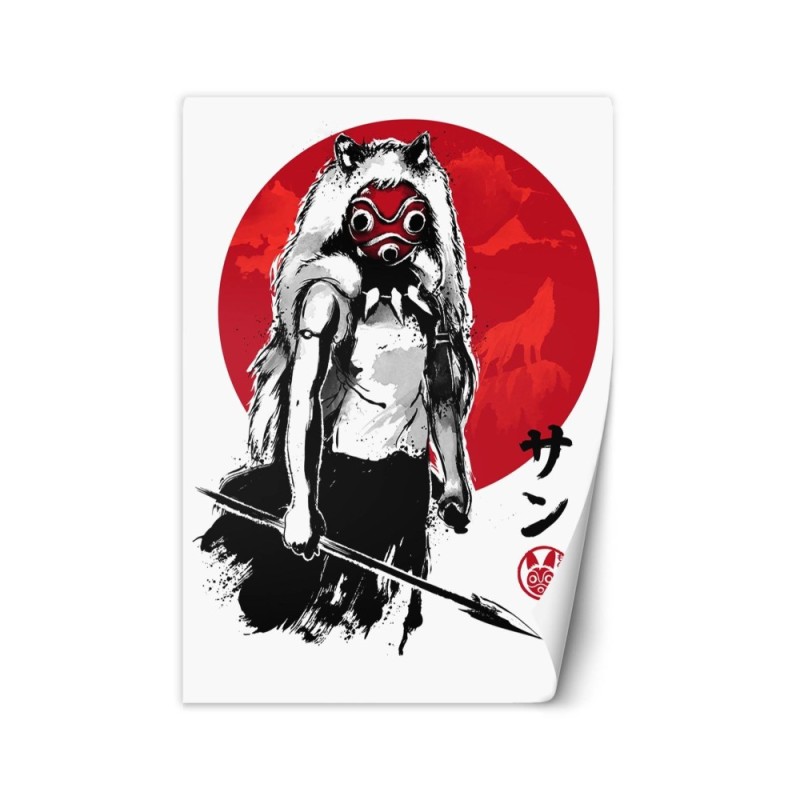 Fototapeta młodzieżowa - Księżniczka Mononoke Dr.Monekers | FEEBY