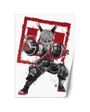 Fototapeta młodzieżowa - Anime manga wojownik Dr.Monekers | FEEBY