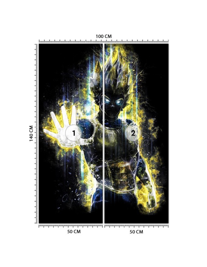 Fototapeta młodzieżowa - Anime goku samuraj Barrett Biggers | FEEBY
