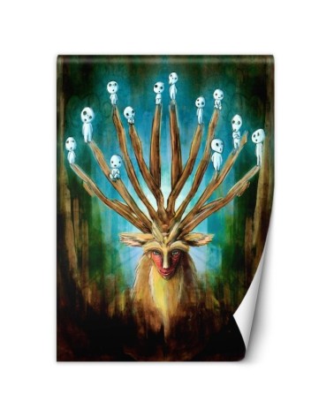 Photowallpaper - Abstract forest creature Barrett Biggers | FEEBY