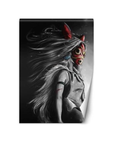 Wall mural for anime fans - Mononoke princess Barrett Biggers | FEEBY